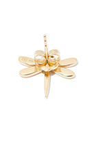 Diamond Dragonfly Single Stud Earring